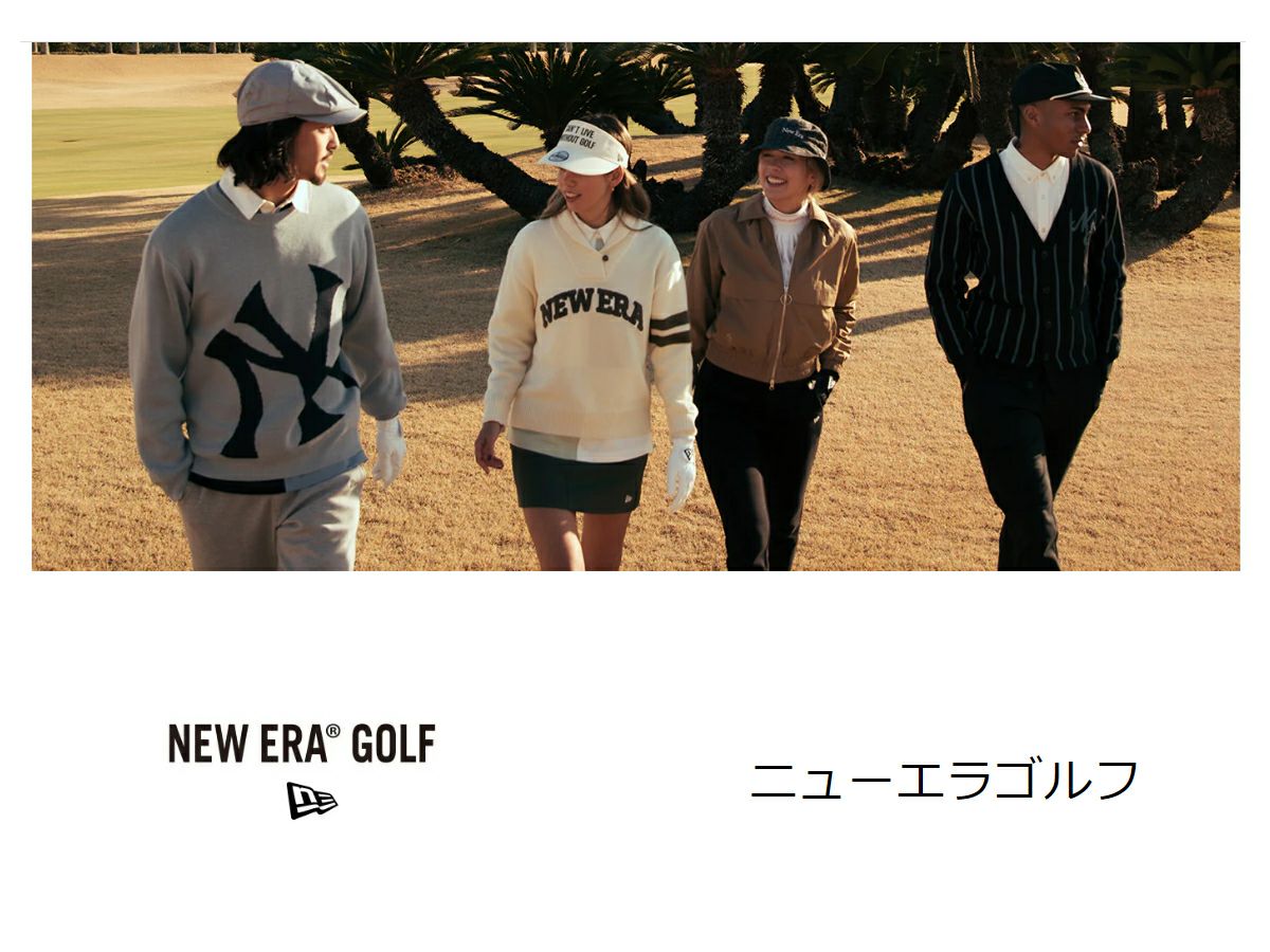 ニューエラ テーパード ストレッチ パンツ ゴルフ ズボン カーキ
