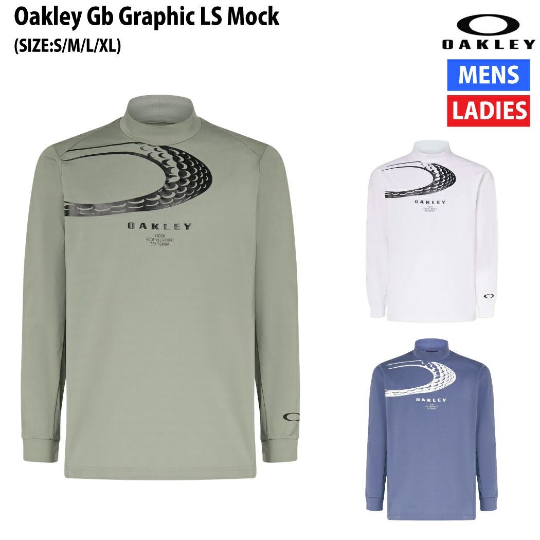 オークリー OAKLEY Oakley Gb Graphic LS Mock 長袖 モックネック
