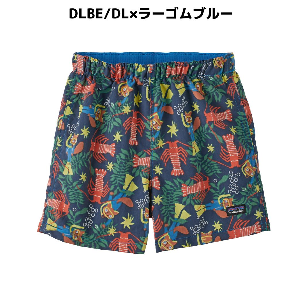 【名品図鑑】パタゴニア バギーズショーツ 波 魚 トラウト 総柄 08年 XS パタゴニア ベビー・バギーズ・ショーツ カジュアル ショーツ 子供服