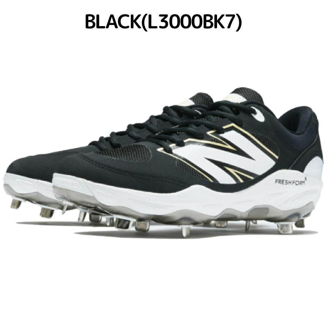 ニューバランス NEW BALANCE 3000 v7 Metal スパイク 一般 ブラック