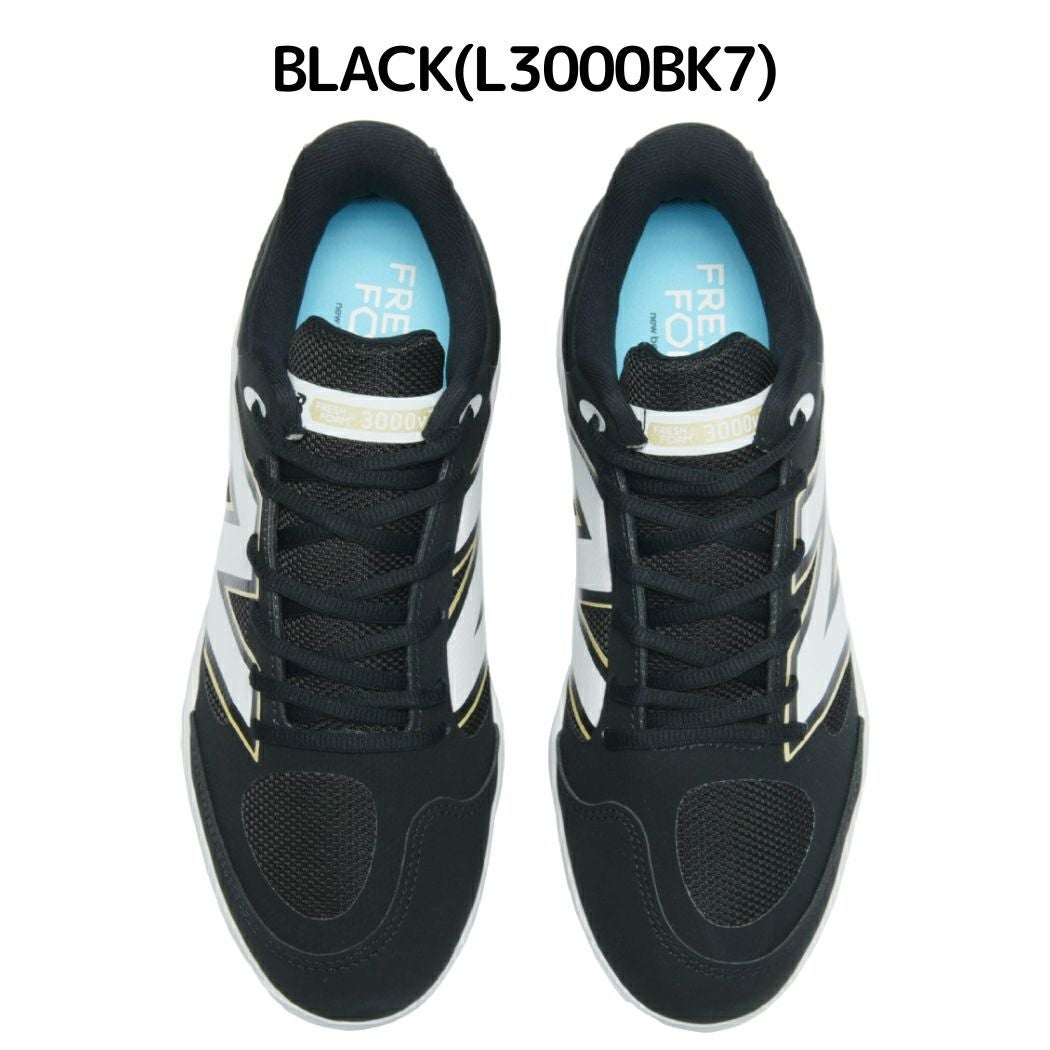 ニューバランス NEW BALANCE 3000 v7 Metal スパイク 一般 ブラック