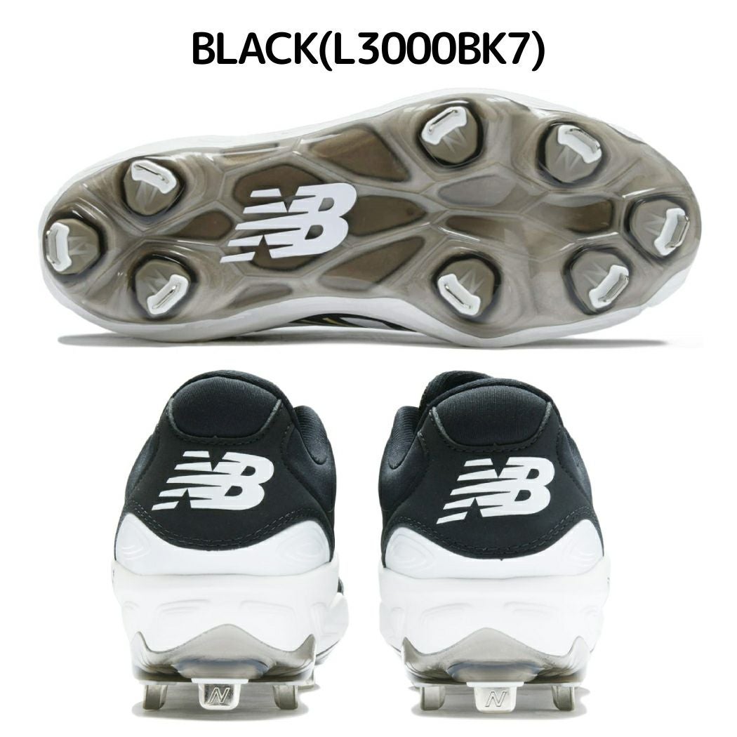 ニューバランス NEW BALANCE 3000 v7 Metal スパイク 一般 ブラック
