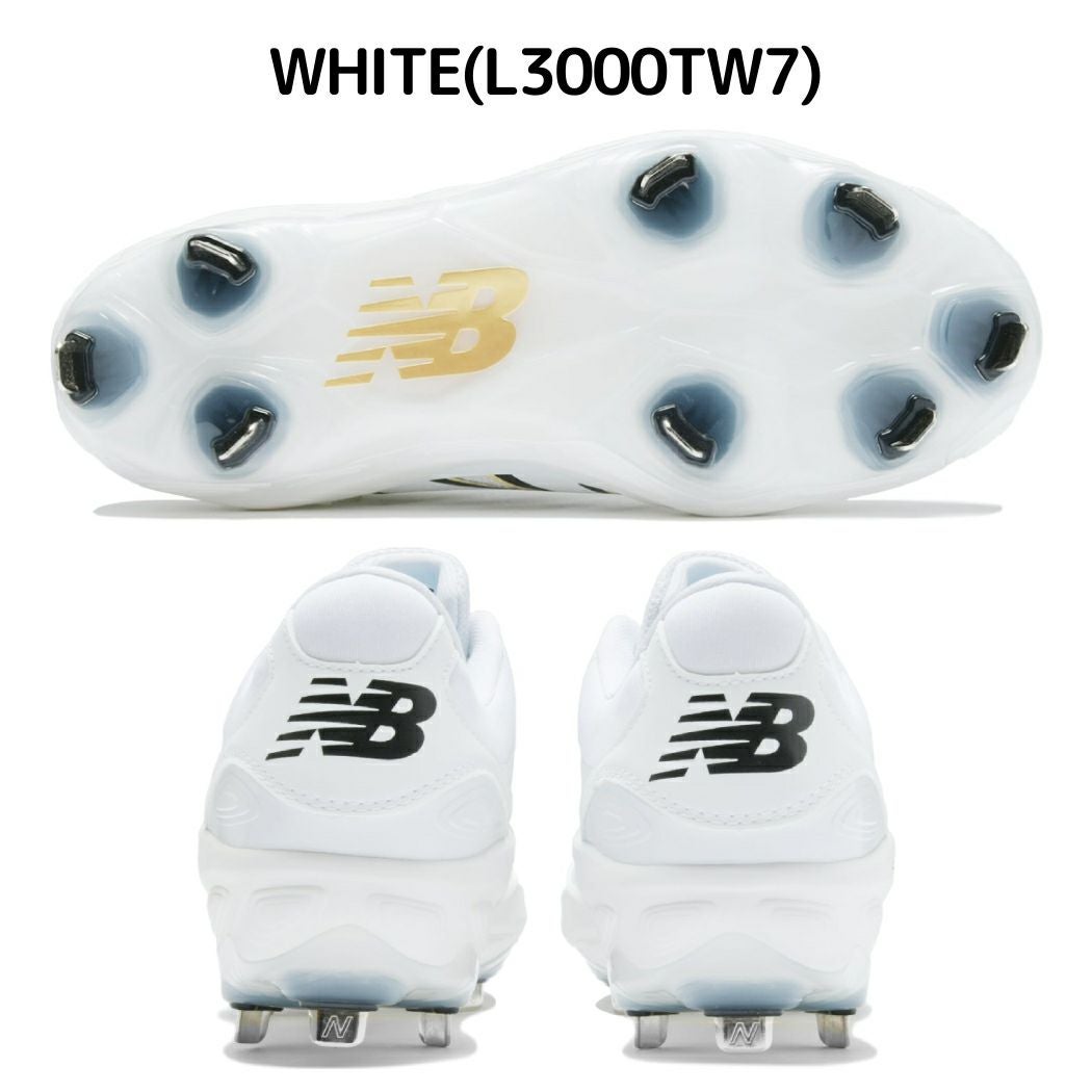 New Balance スパイクシューズ ホワイト　L3000AW5 新品 New Balance ホワイトスパイクシューズ L3000AW5 新品 - メルカリ