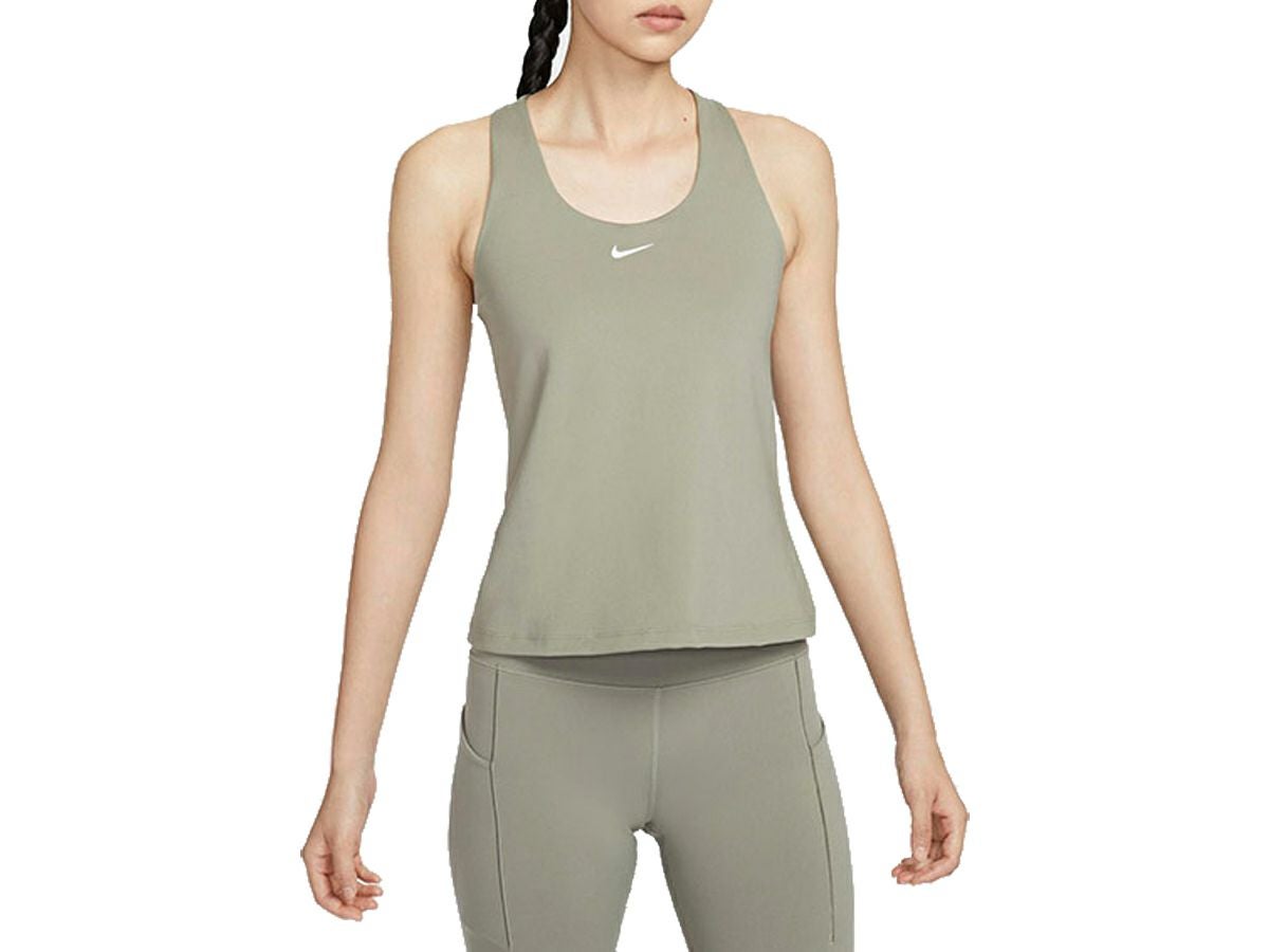 ナイキ NIKE Dri-FIT スウッシュ タンク ブラ レディース カーキ 枯草