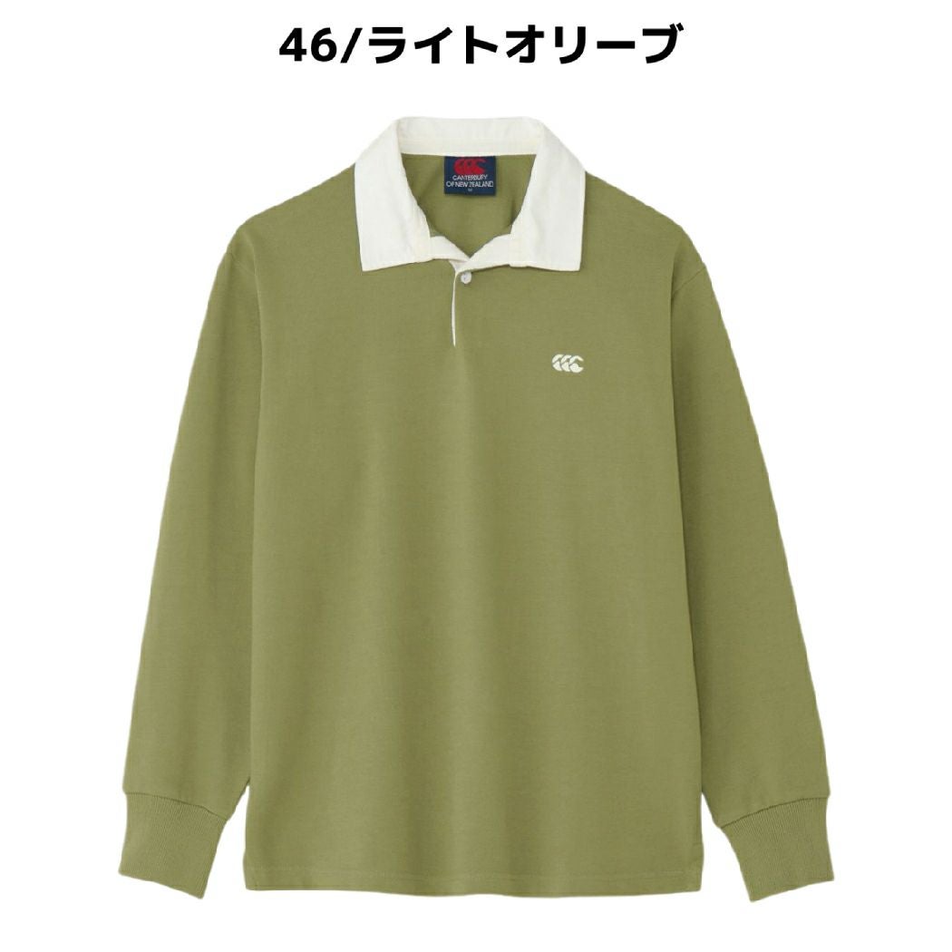 未使用　カンタベリー　メンズ　ソリッドカラーラグビージャージ　ラガーシャツ　XL カンタベリー CANTERBURY ソリッドカラーラグビージャージ メンズ