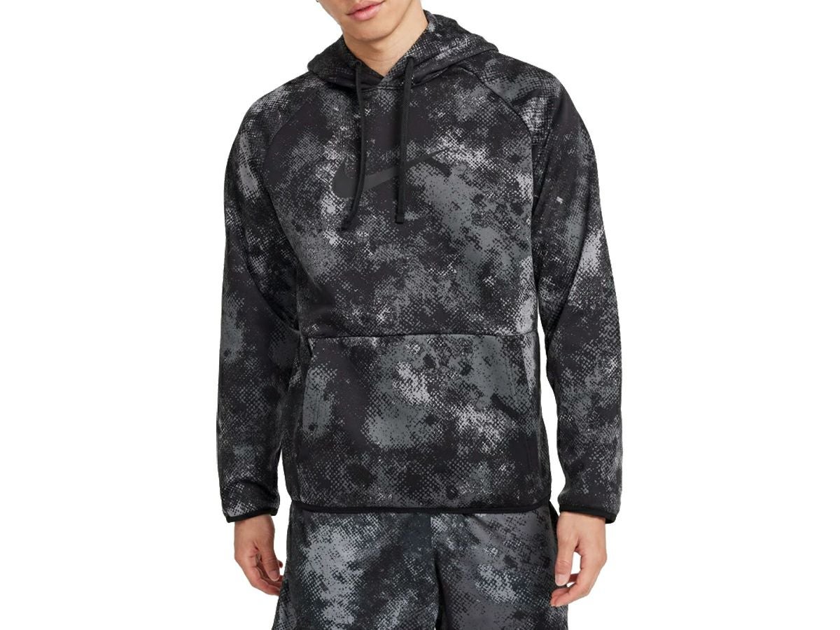 お*ぱ様 F.C.R.B. x NIKE カモブラック　スウェットパーカー XL ナイキ NIKE Therma-FIT カモ バーサタイル プルオーバー パーカー