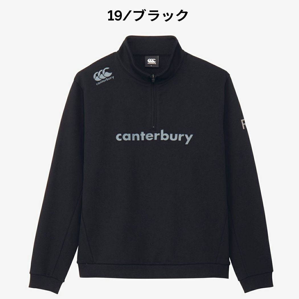 カンタベリー CANTERBURY R＋ FLEXWARM SWEAT HALF ZIP アールプラス