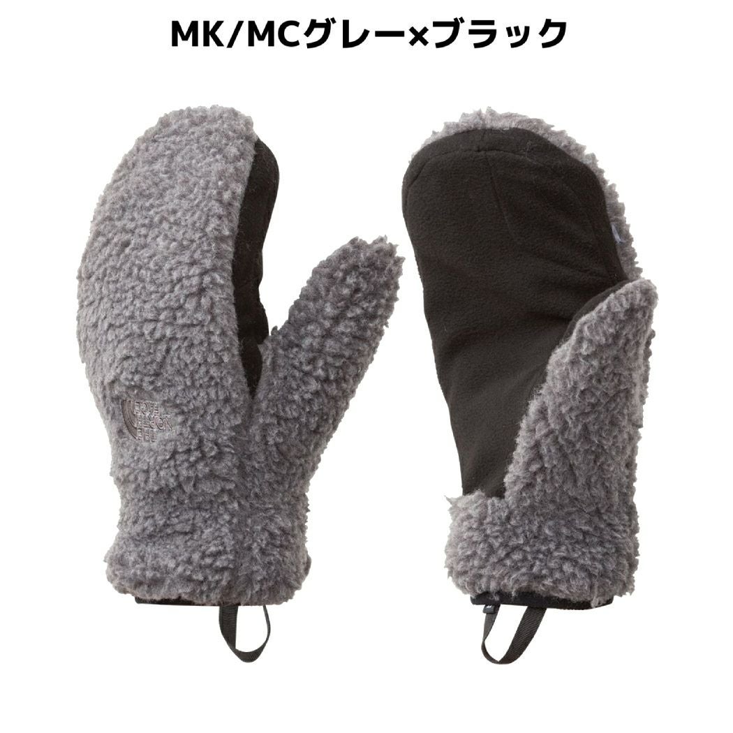 ノースフェイス エクストリームパイルミット(チャコールグレー×ブラック)Lサイズ ザ・ノース・フェイス THE NORTH FACE 【正規取扱店】リバーシブル