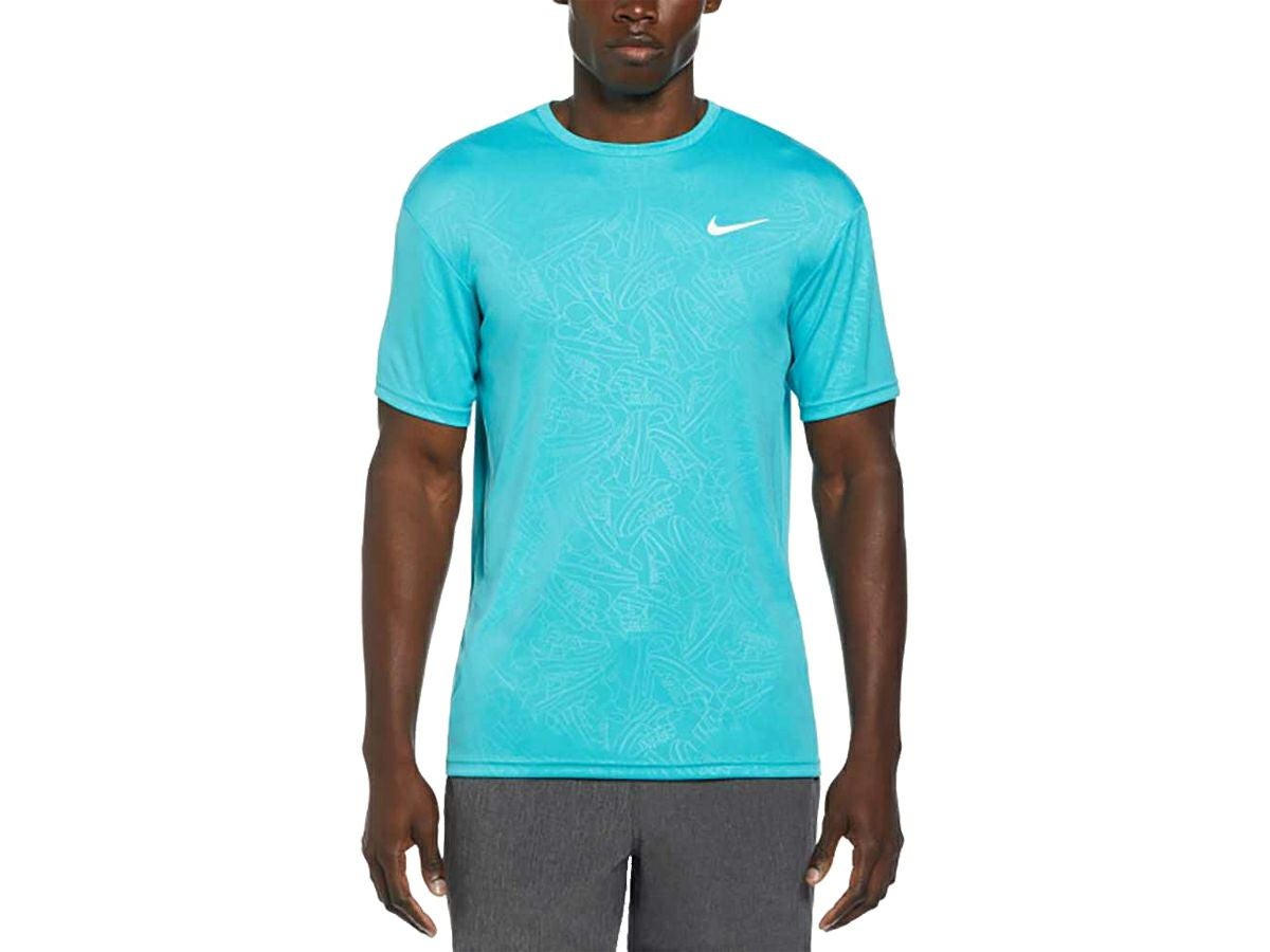 ナイキ NIKE ニューエンボスプリント 半袖ハイドロガード メンズ