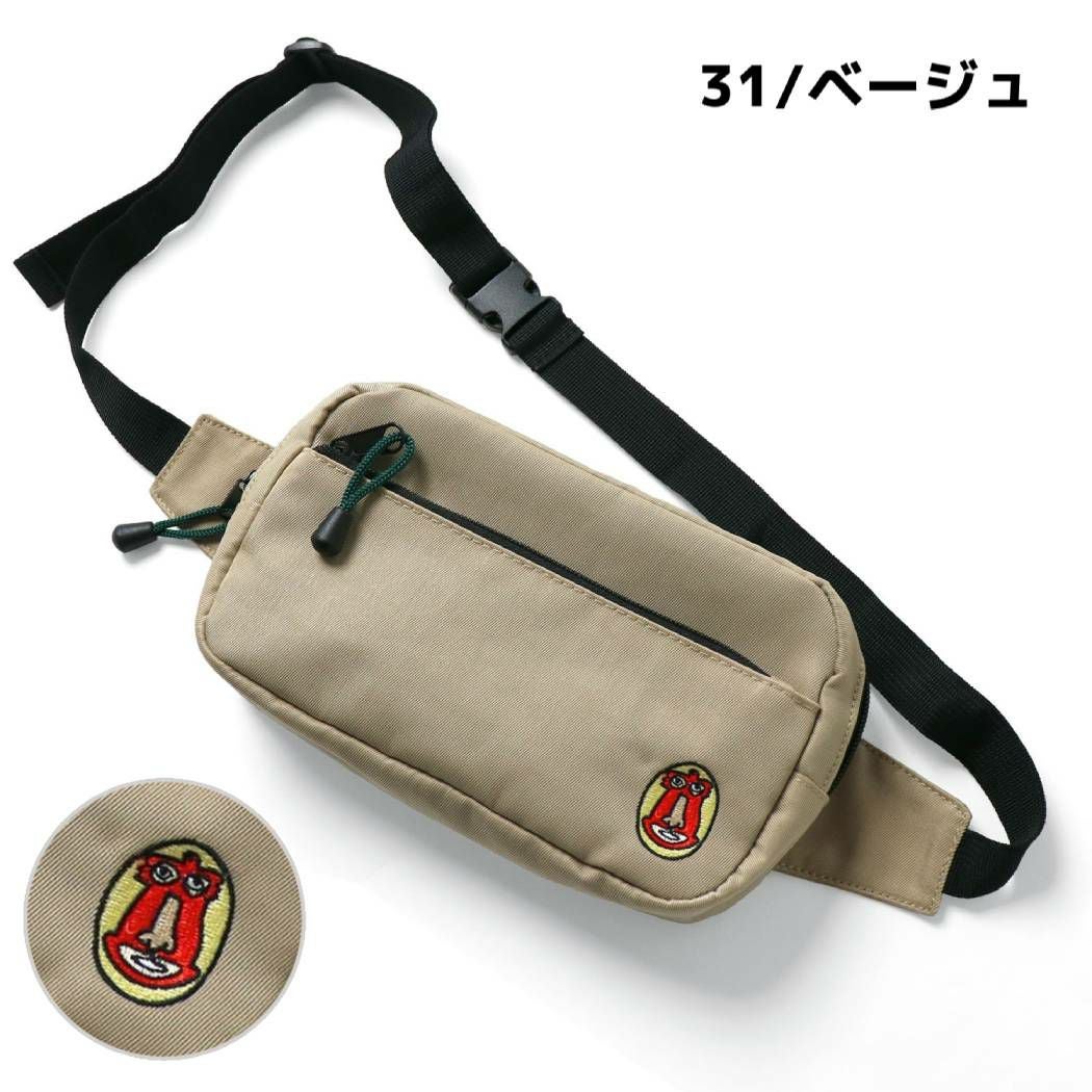 ジムマスター gym master ハッピー刺繍ボディバッグ メンズ レディース