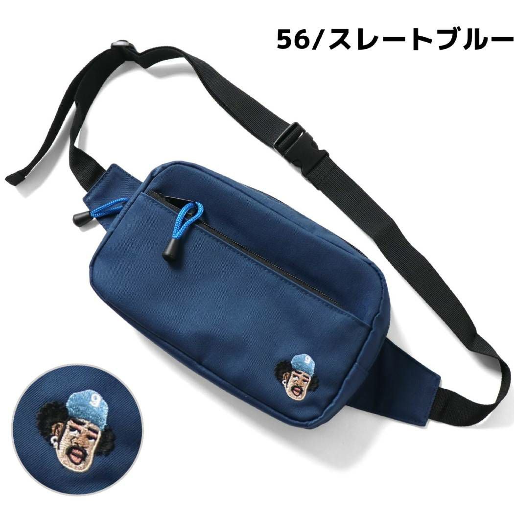 ジムマスター gym master ハッピー刺繍ボディバッグ メンズ レディース