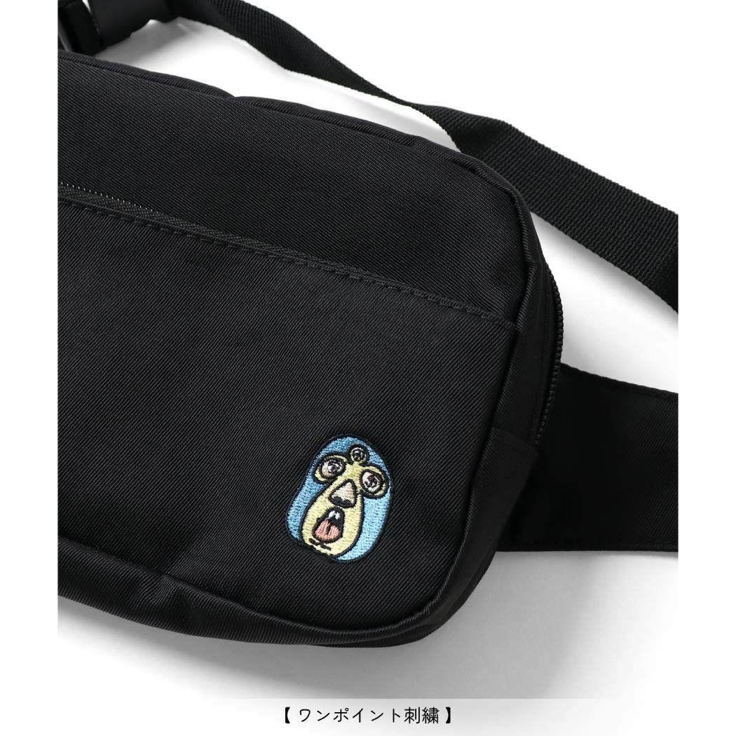 ジムマスター gym master ハッピー刺繍ボディバッグ メンズ レディース