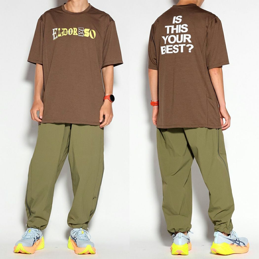 エルドレッソ ランニングTシャツ スポーツ トレーニング 半袖 Tシャツ