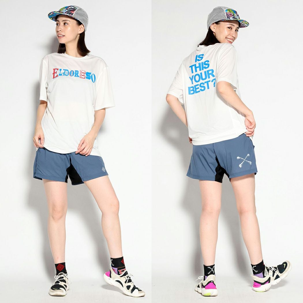エルドレッソ ランニングTシャツ スポーツ トレーニング 半袖 Tシャツ