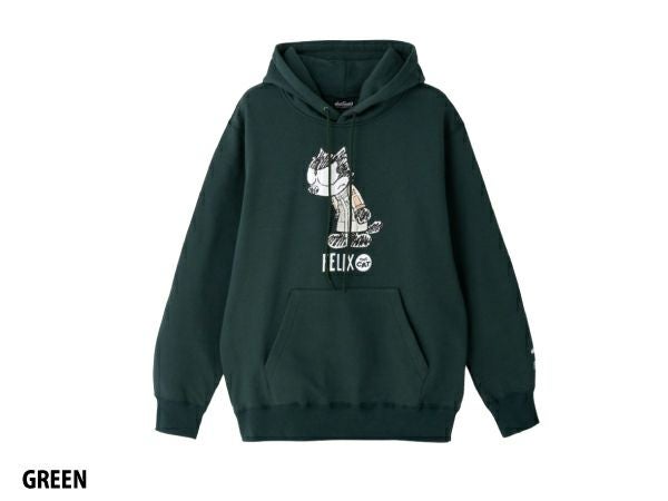 ワイルドシングス WILD THINGS FELIX THE CAT SWEAT PARKA / MONSTER