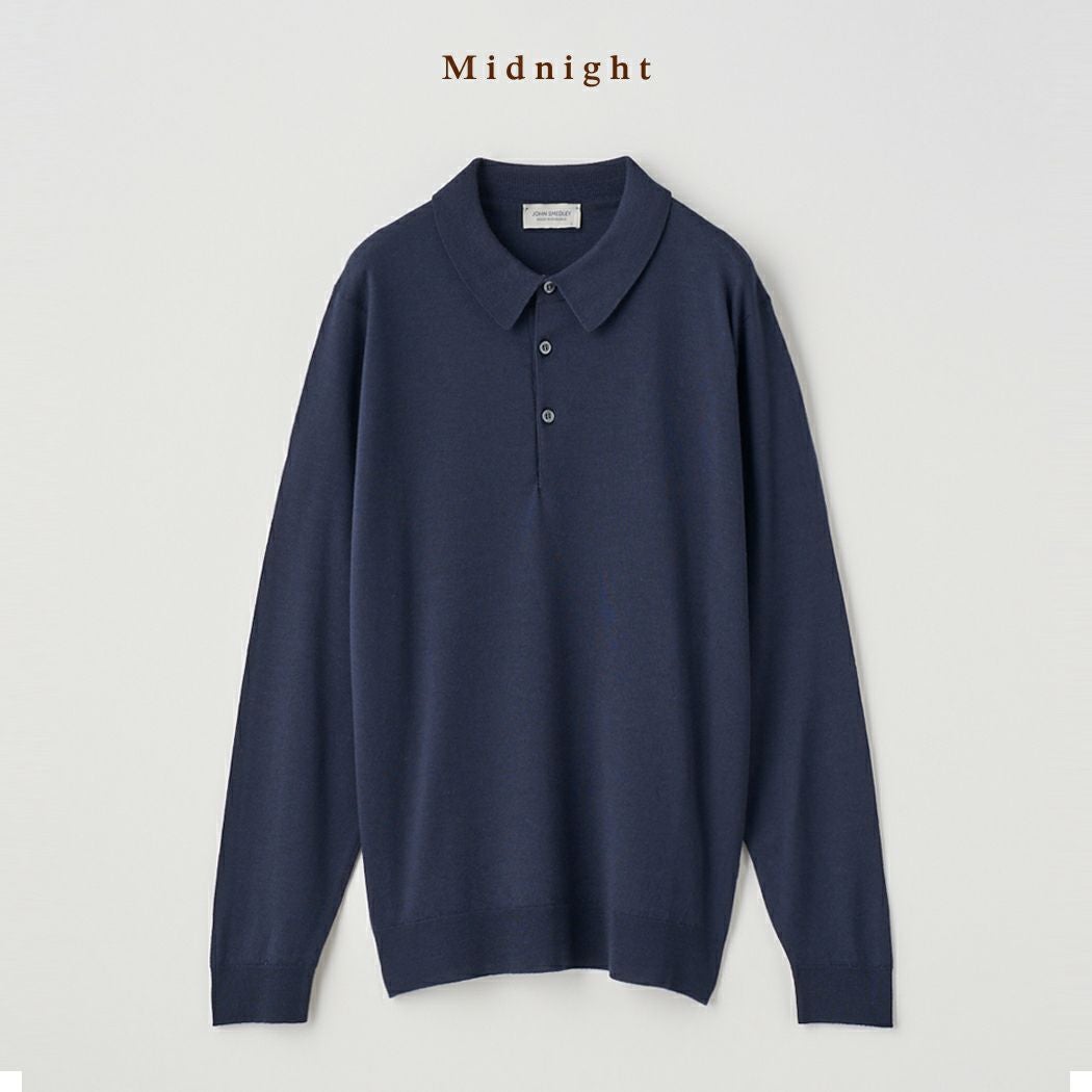 JOHN SMEDLEY ジョンスメドレー　ニットポロ JOHN SMEDLEY（ジョンスメドレー）DORSET 30ゲージ ウールロング