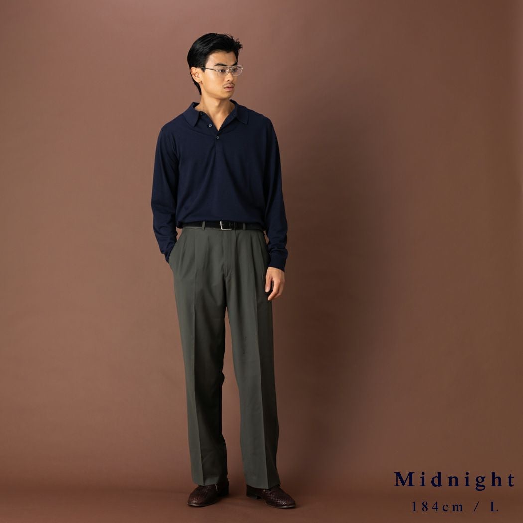 正規取扱い販売店】ジョンスメドレー JOHN SMEDLEY KNOLL 長袖ニット