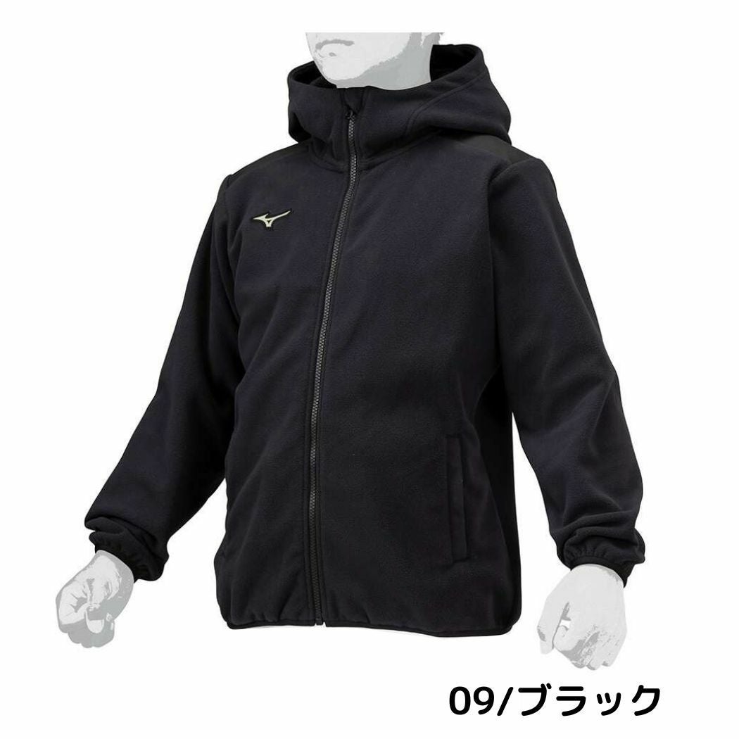 ミズノ MIZUNO グローバルエリート ジュニア用フリースフーディ(厚手