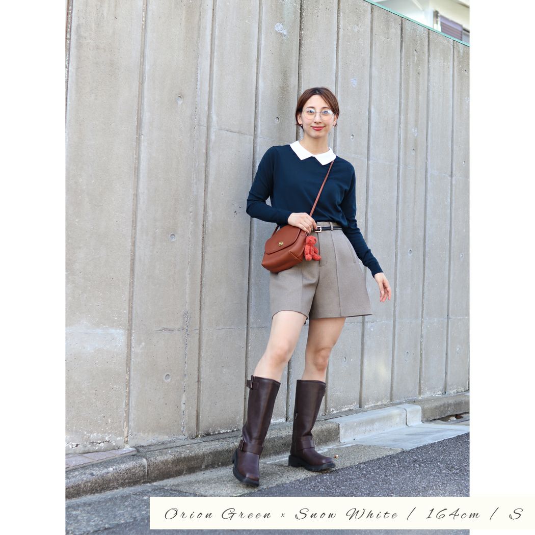 正規取扱い販売店】ジョンスメドレー JOHN SMEDLEY バイカラー長袖