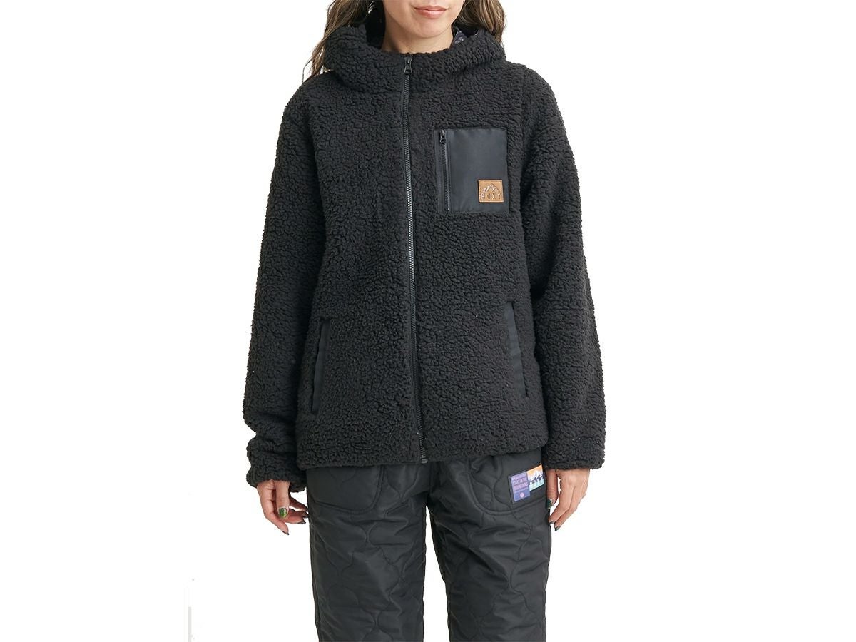 ROXY ブラック ウェア　ジャケット OUTLET】Roxy MY BEST ウィメンズ エコレザージャケット オーバー