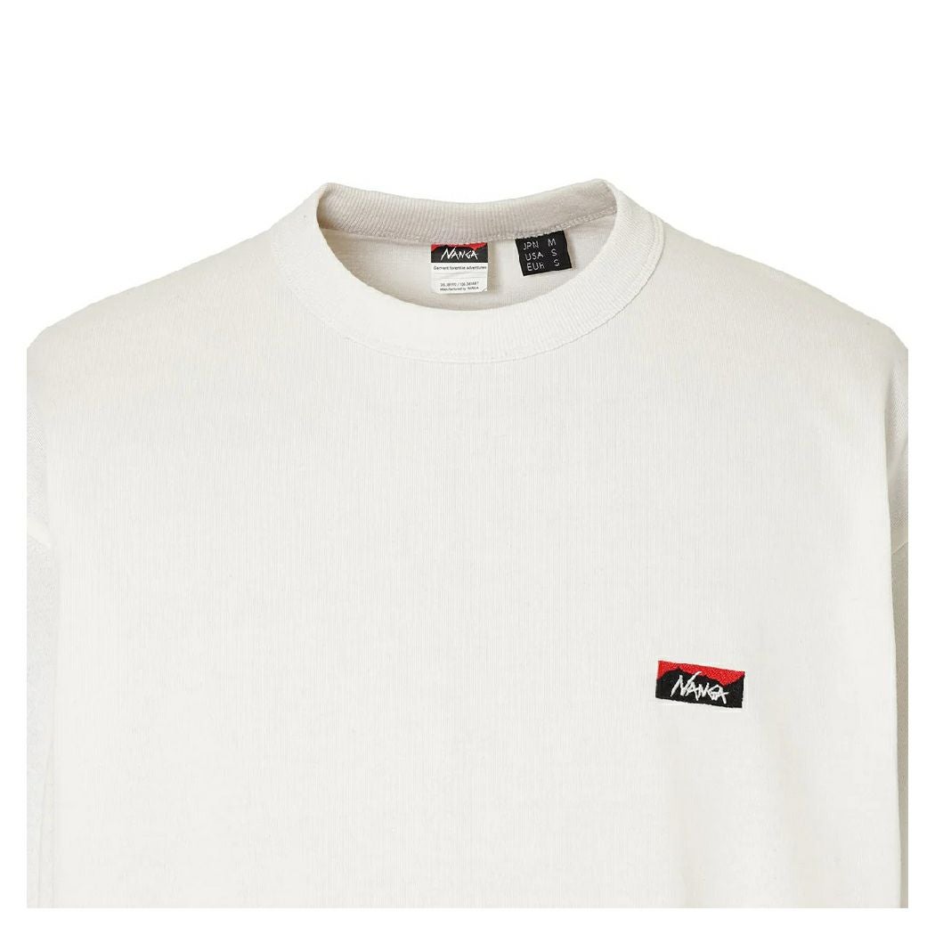 ナンガ NANGA ECO HYBRID BOX LOGO EMBROIDERY L/S TEE エコ