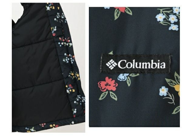 Leurlogette モヘヤナイロン ゆったりベスト コロンビア Columbia トゥリースワローインシュレーテッドベスト Tree