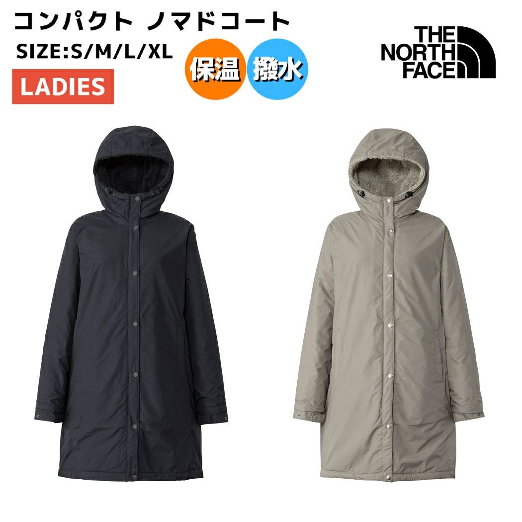 正規ノースフェイス　レディース　コンパクトノマド　パフコート ザ・ノース・フェイス(THE NORTH FACE) コート コンパクトノマドコート