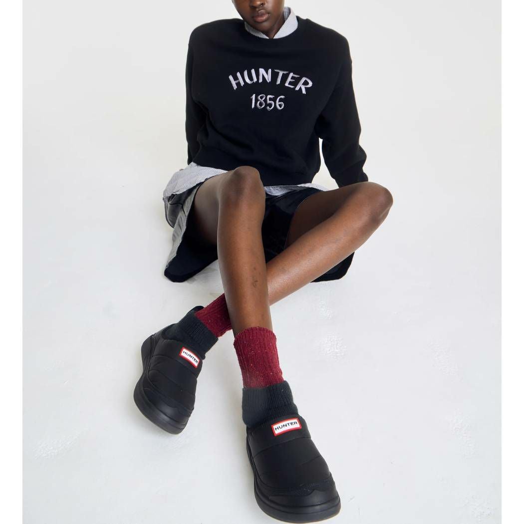 正規取扱販売店】ハンター イン/アウト ニッティド カフ スリッパ