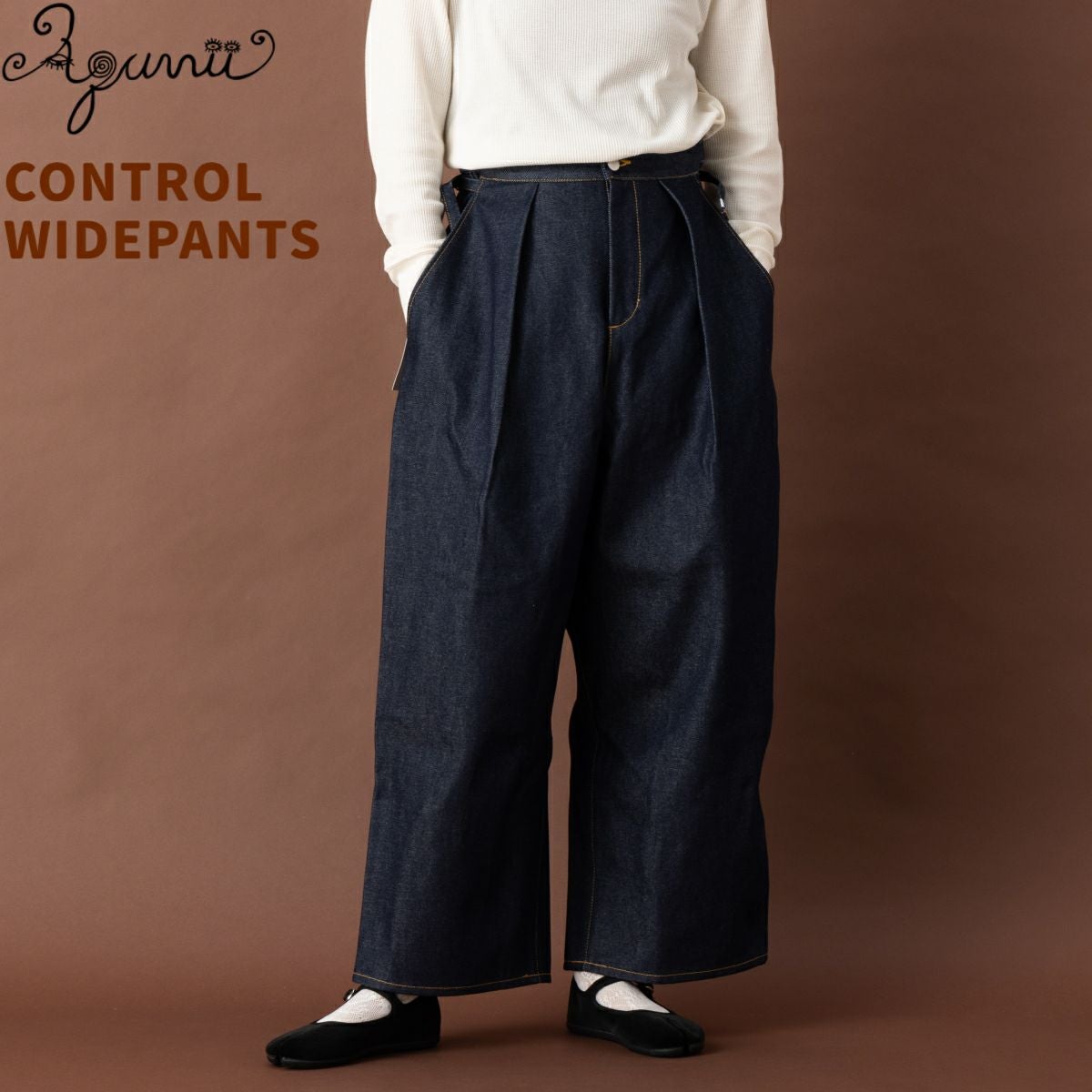Aquvii デニム パンツ ベルトレスジーンズ WOOLRICH（ウールリッチ 