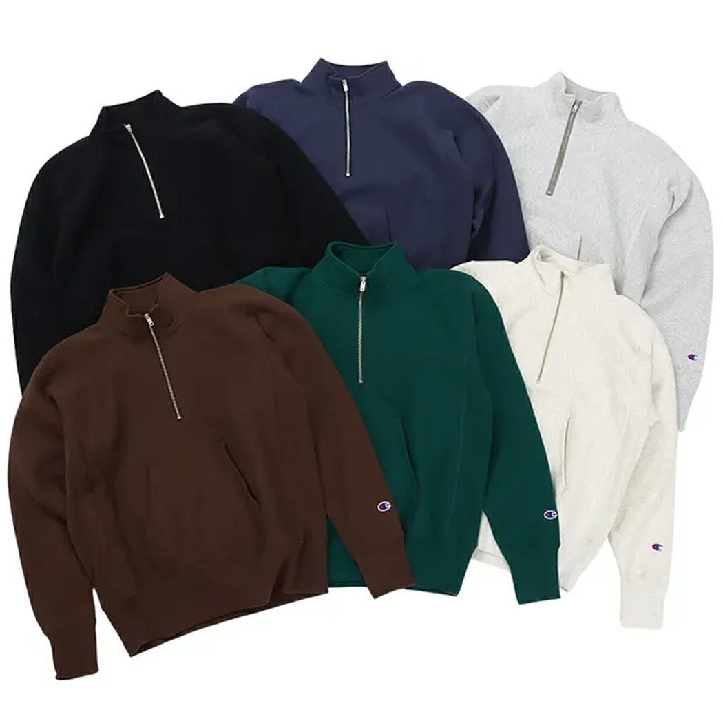 チャンピオン Champion REVERSE WEAVE HALF ZIP SWEATSHIRT リバース