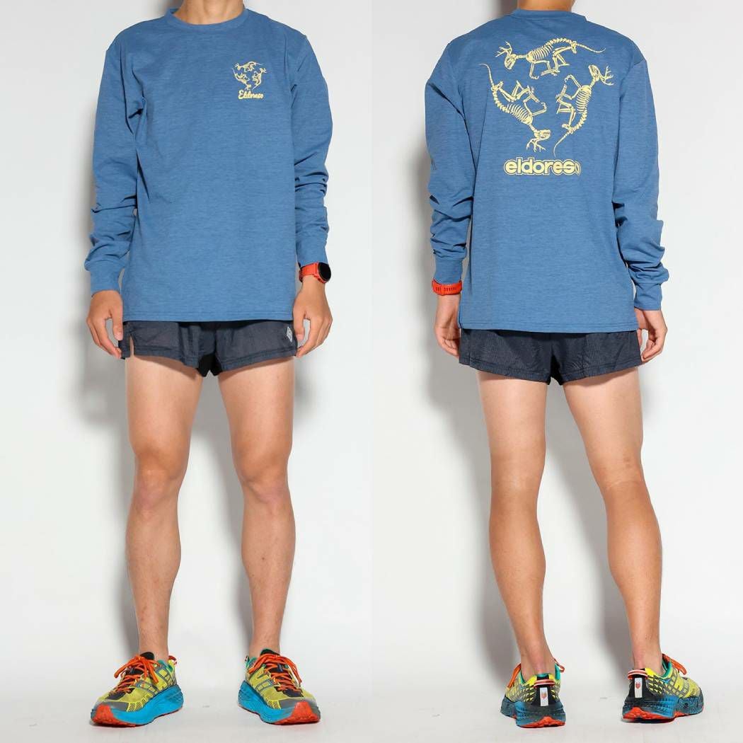 エルドレッソ スポーツ トレーニング Tシャツ 長袖Tシャツ 吸水 速乾