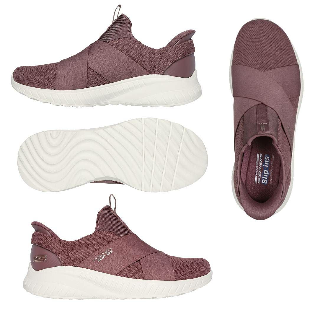ふーこ スケッチャーズ SKECHERS Slip-ins BOBS SQUAD CHAOS スリップインズ