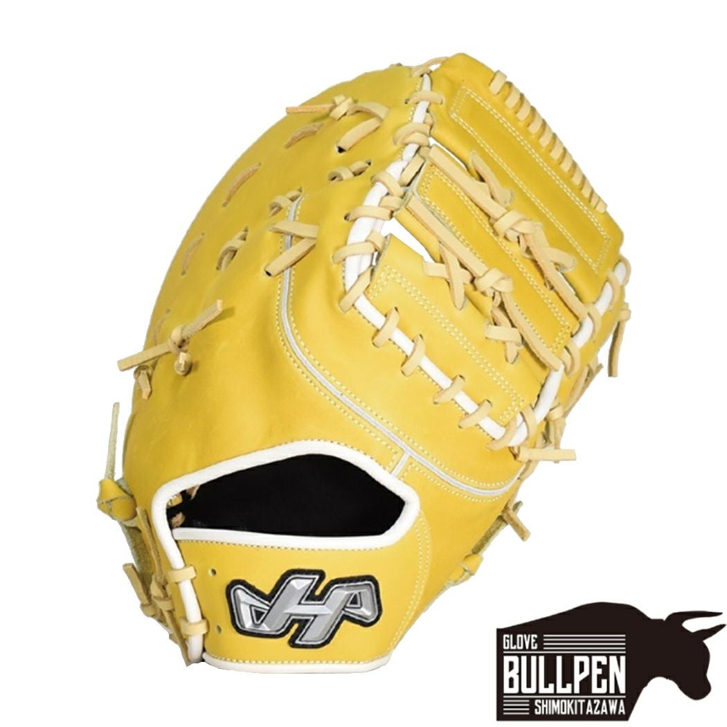 軟式野球 左投 キャッチャーミット ハタケヤマ 捕手 大人 黄色 イエロー ハタケヤマ HATAKEYAMA 2025年限定 軟式用キャッチャーミット 捕手用