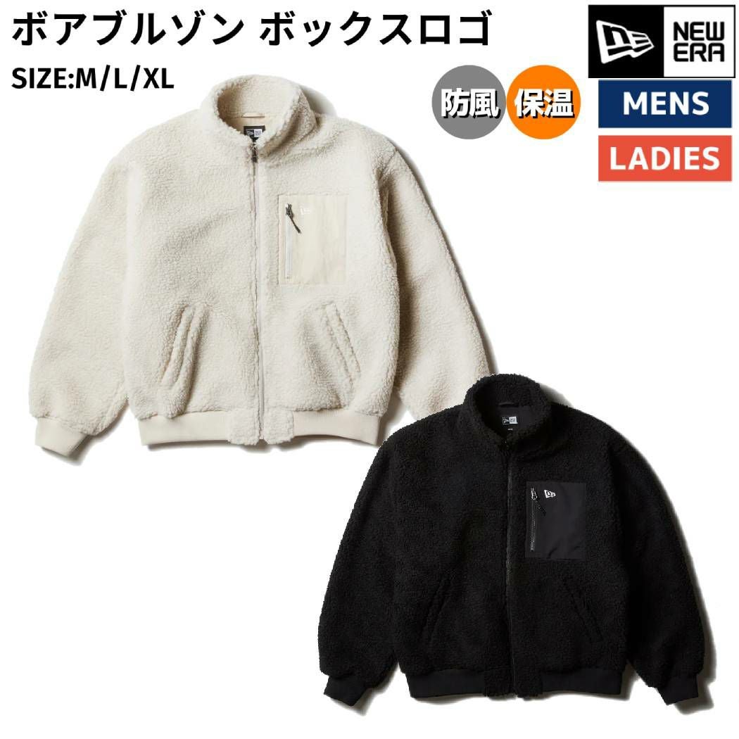 ニューエラ ボアブルゾン ボックスロゴ アウター カジュアル ウェア