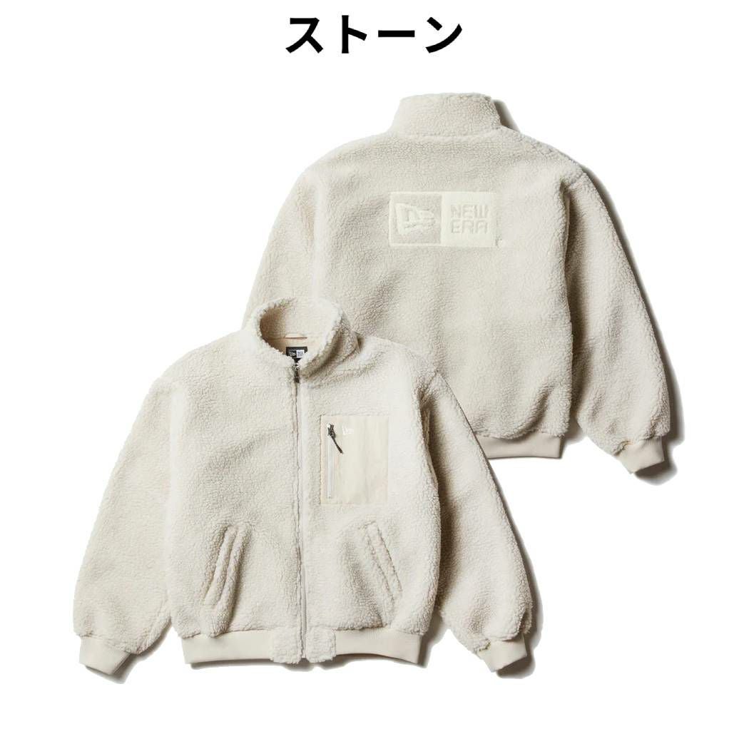 ニューエラ NEW ERA ボアブルゾン ボックスロゴ メンズ レディース