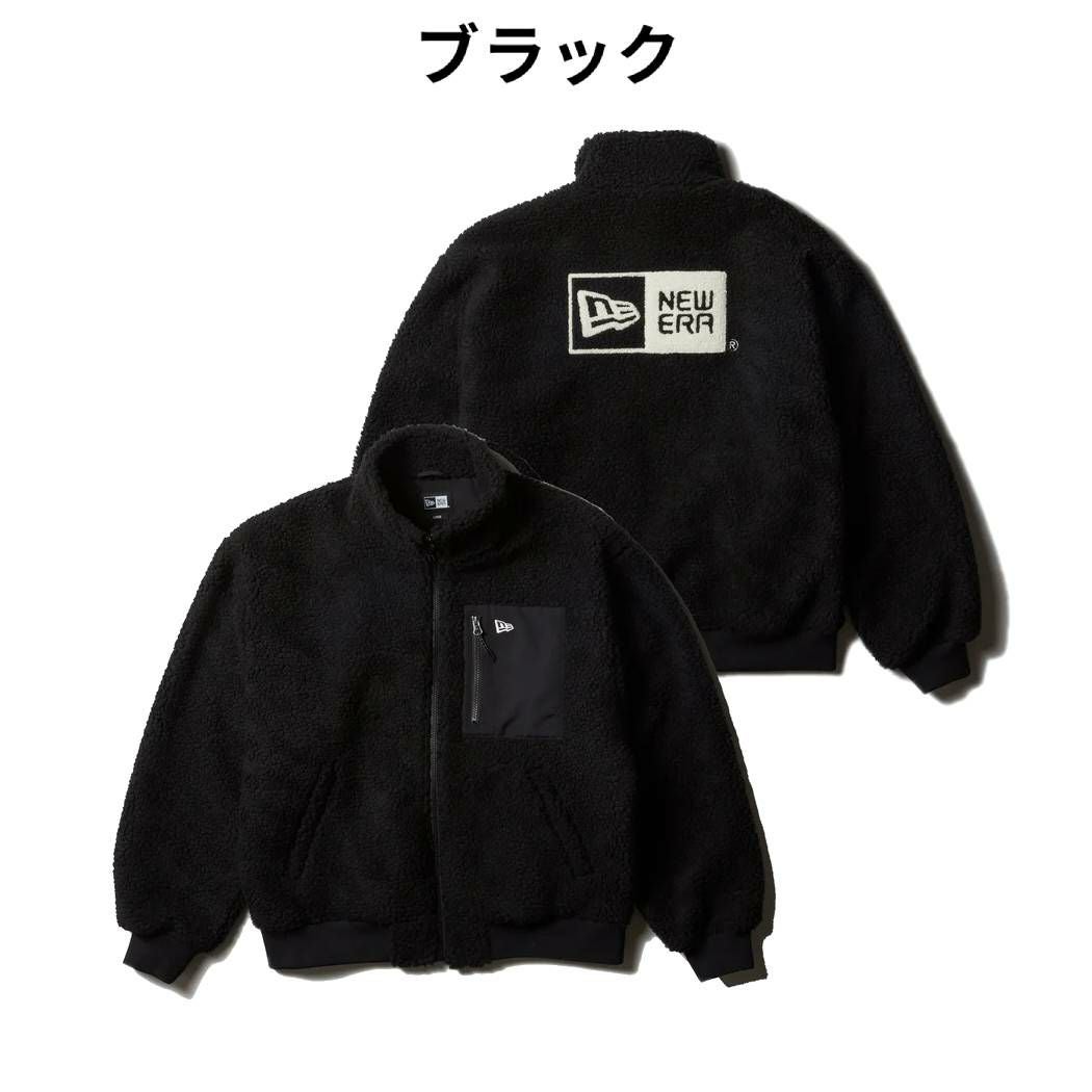 ニューエラ NEW ERA ボアブルゾン ボックスロゴ メンズ レディース