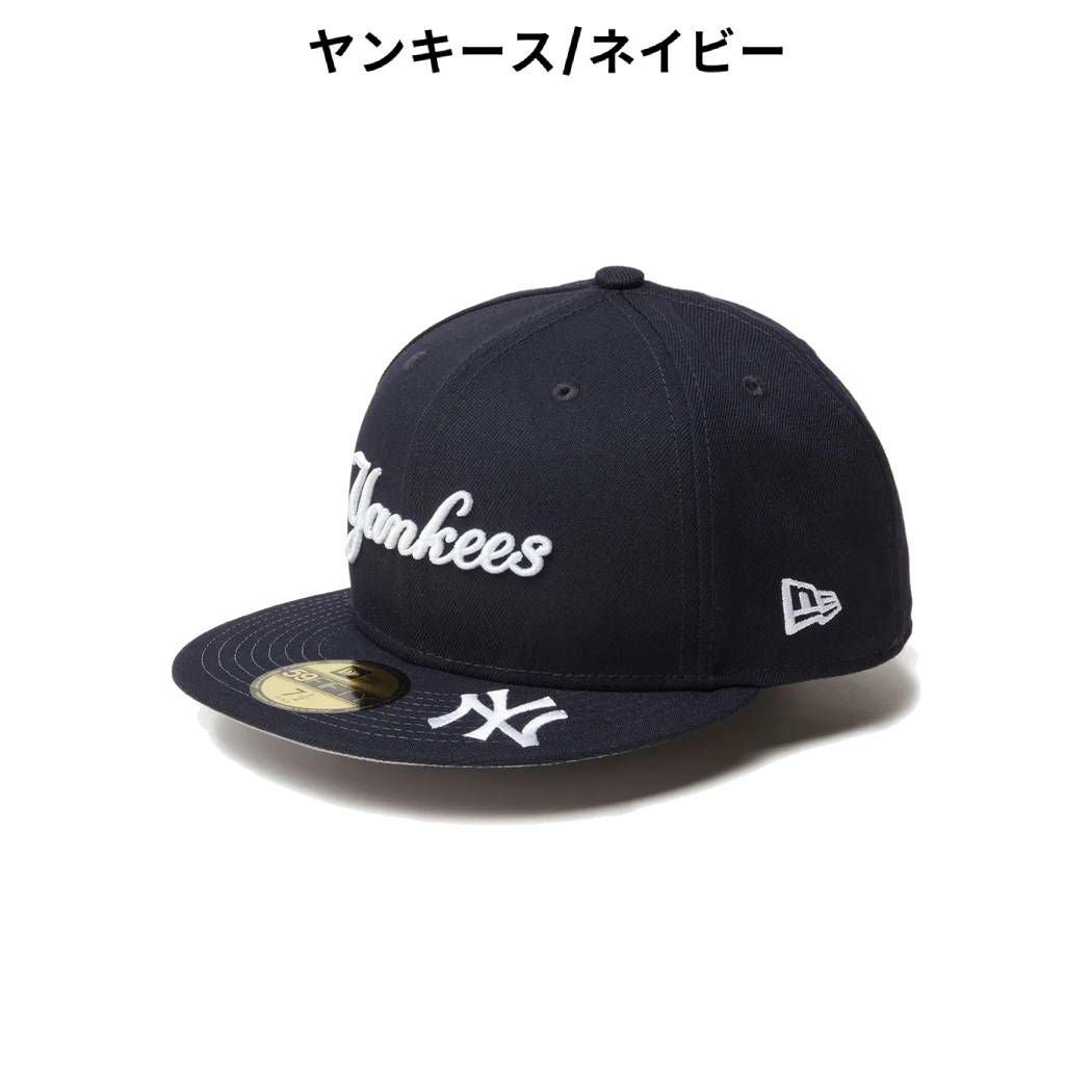 ニューエラ NEW ERA 59FIFTY MLB Visor Logo ヤンキース ドジャース