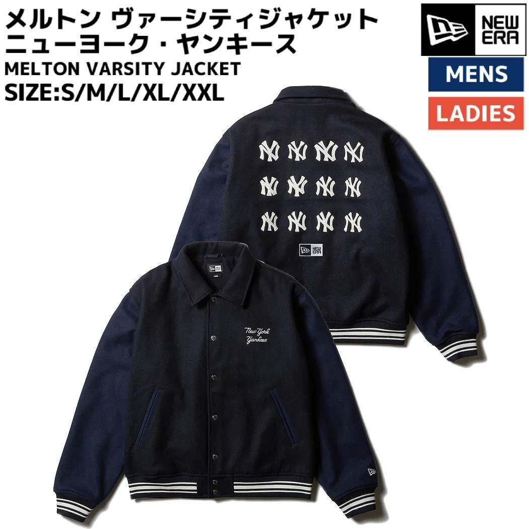 ニューエラ NEW ERA MELTON VARSITY JACKET メルトン ヴァーシティ