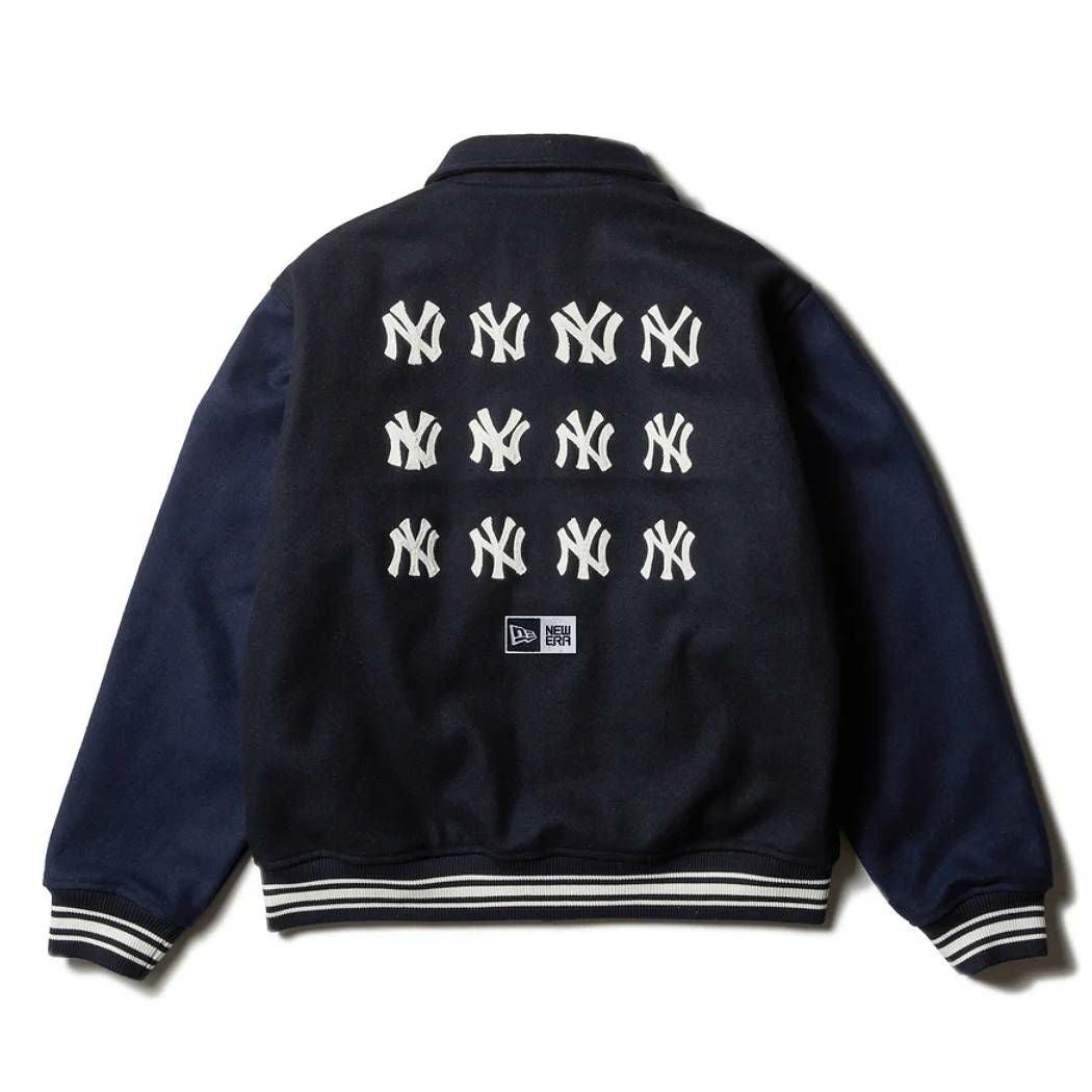 ニューエラ NEW ERA MELTON VARSITY JACKET メルトン ヴァーシティ