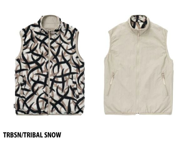 グラミチ GRAMICCI REVERSIBLE FLEECE VEST リバーシブルフリース