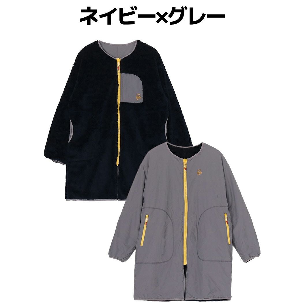 チャムス CHUMS ElMO FLEECE REVERSIBLE BLOUSONLONG エルモ フリース
