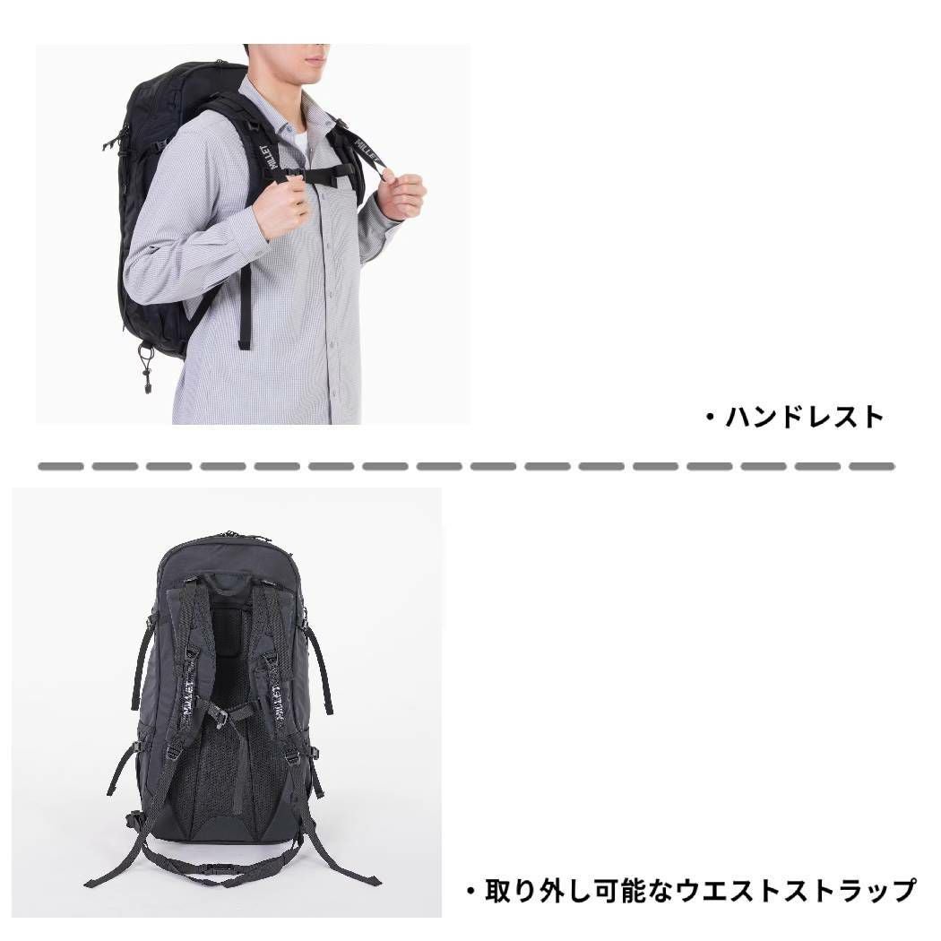 ミレー クーラ40 バックパック リュック カジュアル バッグ 通勤 通学