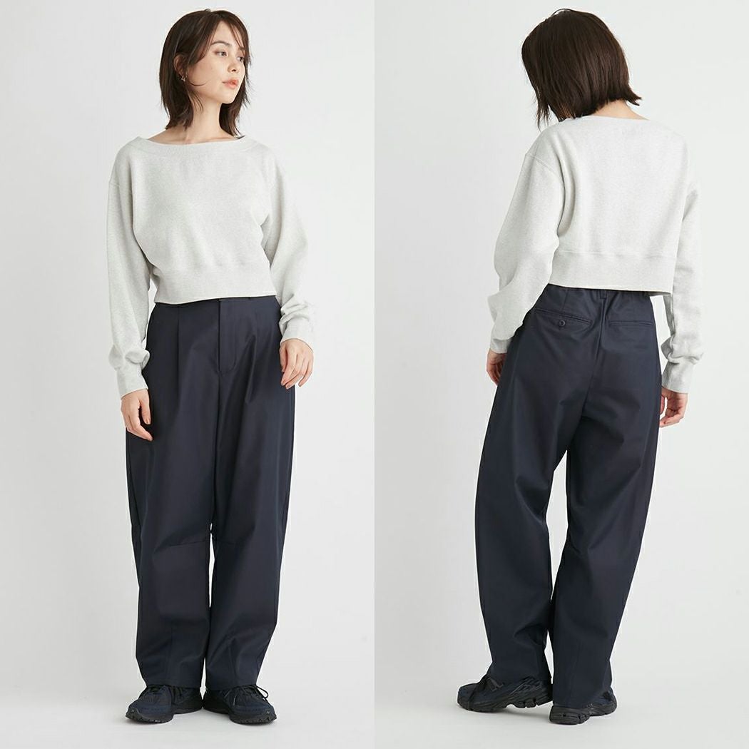 エミ セミカーブチノパンツ カーブシルエット チノパン カジュアル