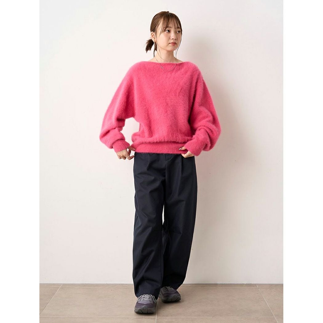 エミ セミカーブチノパンツ カーブシルエット チノパン カジュアル