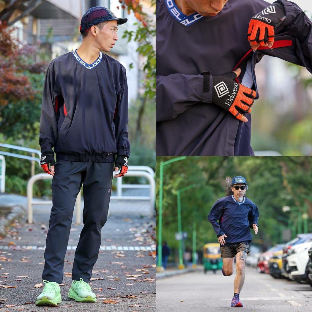 ELDORESO エルドレッソ　ストレッチピステ　レア品 エルドレッソ スポーツ ランニング ピステ 吸水 速乾 防蚊虫 ELDORESO