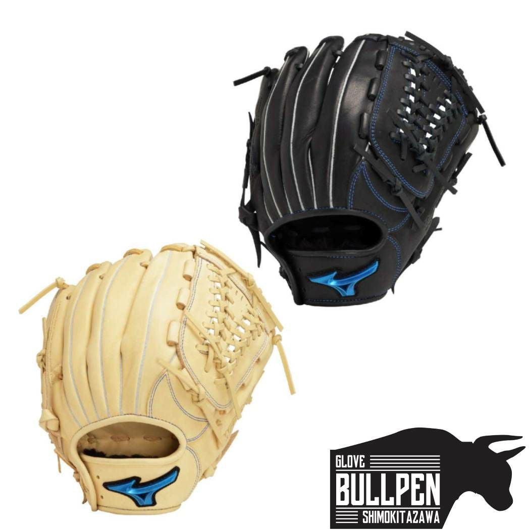 Mizuno Pro 軟式用　左投げ　ブロンド/青 Mizuno Pro 軟式用 左投げ ブロンド/青 【公式通販】