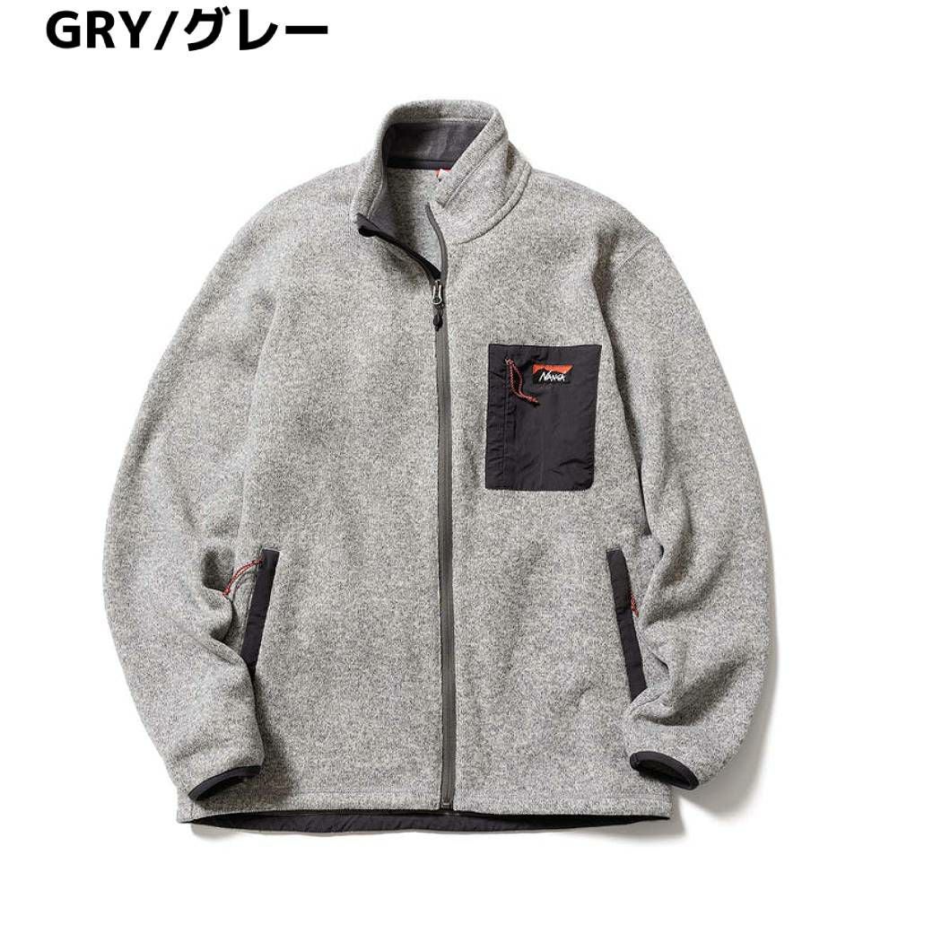 ナンガNANGAPOLARTECFLEECEZIPBLOUSONポーラテックフリースジップブルゾンメンズレディースユニセックスブラックグレーカジュアルウェアアウターインナー防寒保温起毛