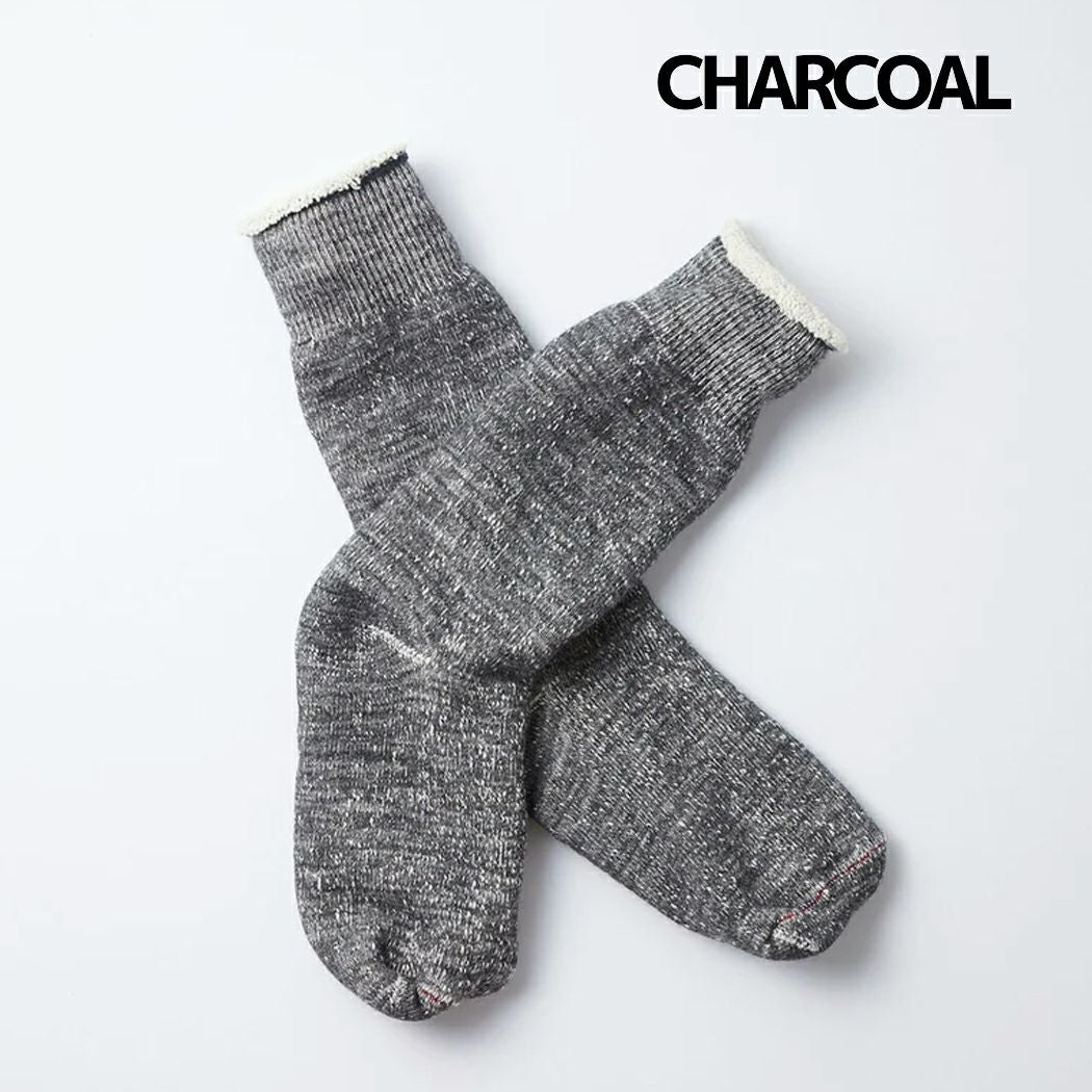 ロトトROTOTODOUBLEFACECREWSOCKSダブルフェイスクルーソックスユニセックス春秋冬カーキブラウングレーネイビー小物アクセサリー靴下ソックスR1001-AMGRCAMELCHADPOCEMGRAY