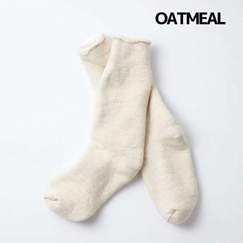 ロトトROTOTODOUBLEFACECREWSOCKSダブルフェイスクルーソックスユニセックス春秋冬カーキブラウングレーネイビー小物アクセサリー靴下ソックスR1001-AMGRCAMELCHADPOCEMGRAY