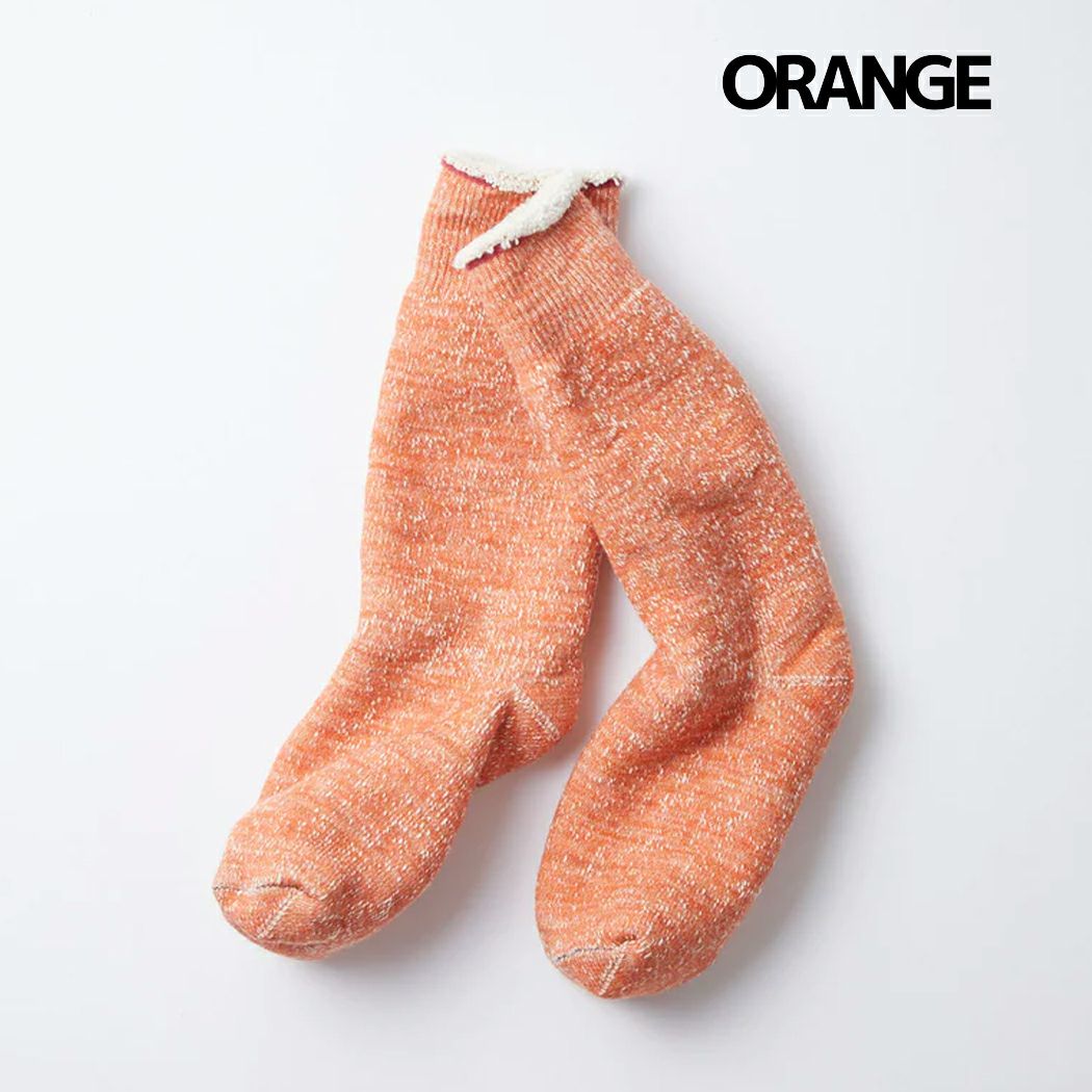 ロトトROTOTODOUBLEFACECREWSOCKSダブルフェイスクルーソックスユニセックス春秋冬カーキブラウングレーネイビー小物アクセサリー靴下ソックスR1001-AMGRCAMELCHADPOCEMGRAY